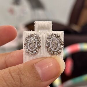 La Virgencita Earrings Real Silver